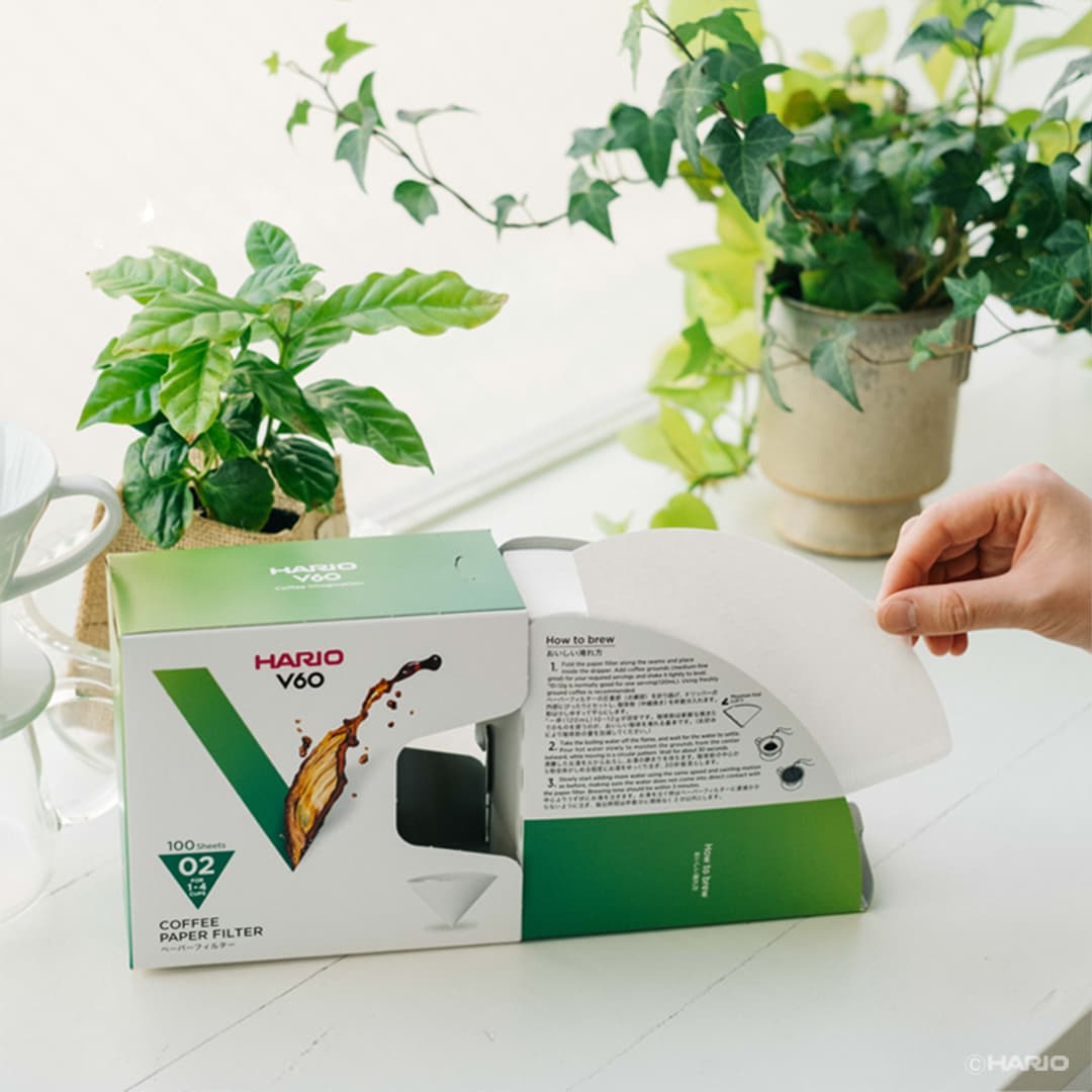 Hario V60 02 Dripper Filtresi Kutulu (100 adet) görsel 2